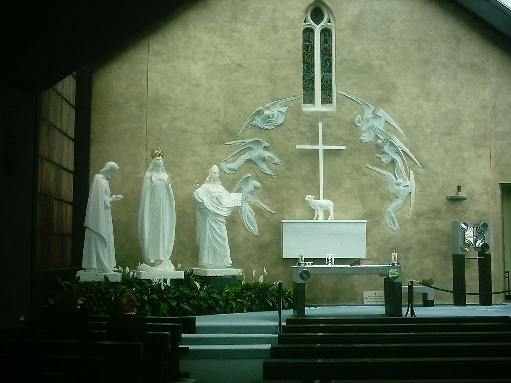shrine at Our Lady of Knock