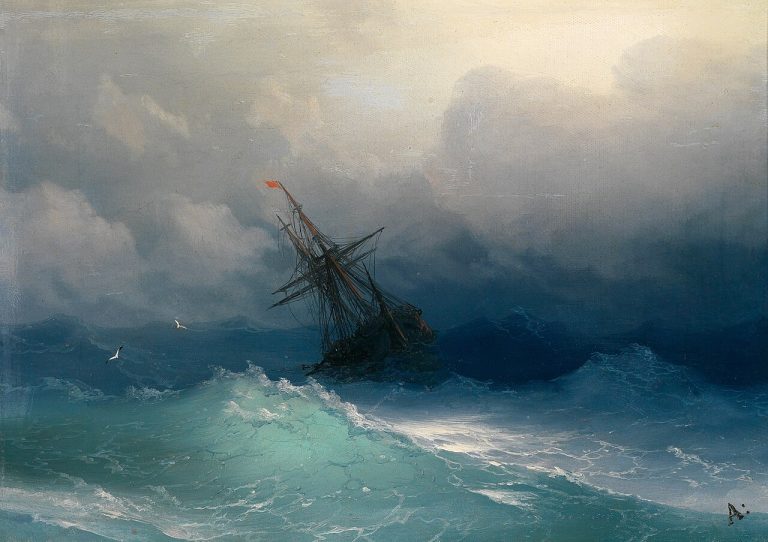 Stormy seas